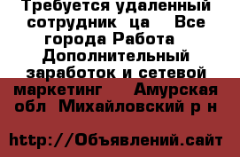 Требуется удаленный сотрудник (ца) - Все города Работа » Дополнительный заработок и сетевой маркетинг   . Амурская обл.,Михайловский р-н